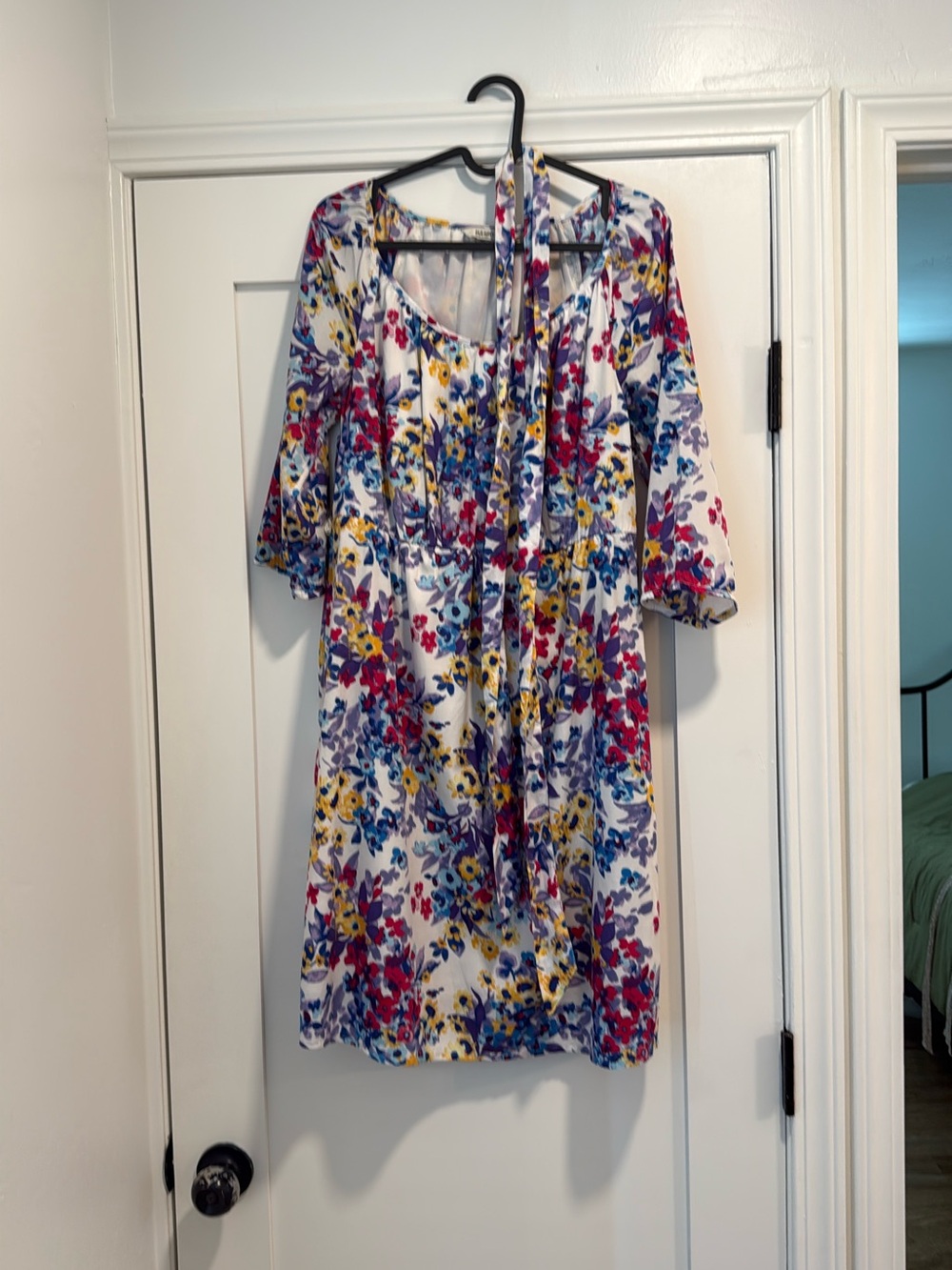 Floral Women's Dress with matching belt